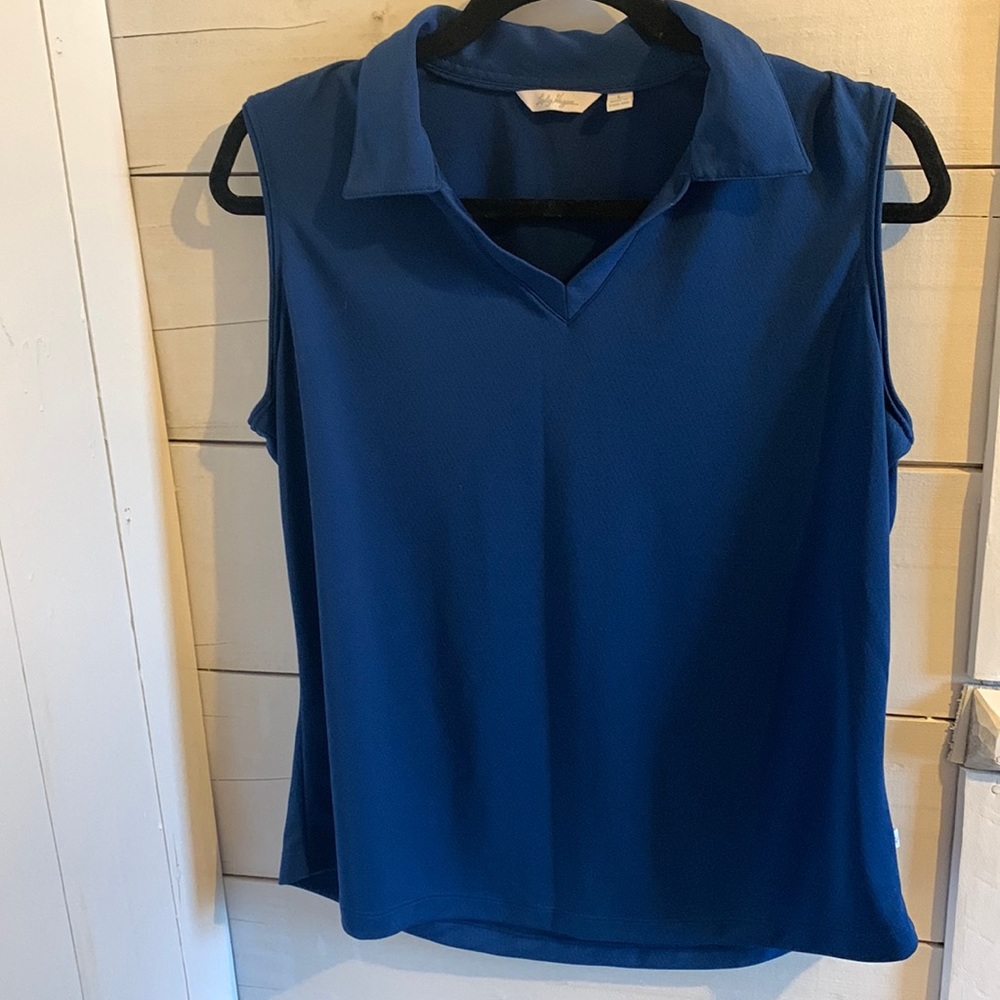 Lady Hagen large blue collared golf tank